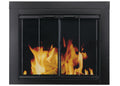 American Hearth 54" Bi-Fold Black Door with Black Handle