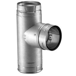 PelletVent Pro 4" - Single Tee w/Clean-Out Tee Cap