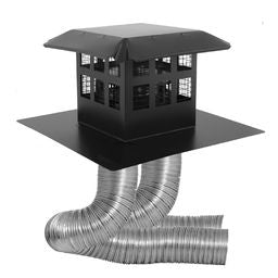 DirectVent Pro 4 x 6 Flex Kit w/Prairie Cap