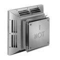 DirectVent Pro 4" x 6-5/8" - Square Horizontal Termination Cap (Aluminum)
