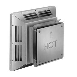 DirectVent Pro 4" x 6-5/8" - Square Horizontal Termination Cap (Aluminum)