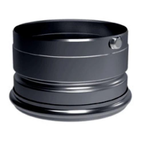 PelletVent Pro 4" - Clean-Out Tee Cap (Black)