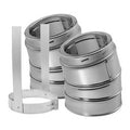 DuraTech 8" Diameter - Elbow Kit - Stainless Steel