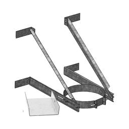 DuraTech 6" Diameter - 6" & 8" Extended Wall Support