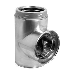DuraTech 6" Diameter - Standard Tee with Cap - Galvanized