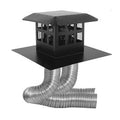 DirectVent Pro 4 x 6 Flex Kit w/Prairie Cap Includes 2 35" Flex Lengths