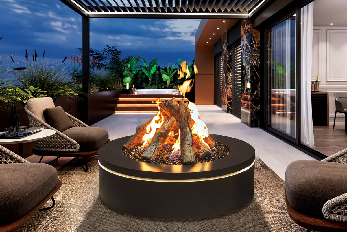 Urbana Halo Round Gas Fire Pit