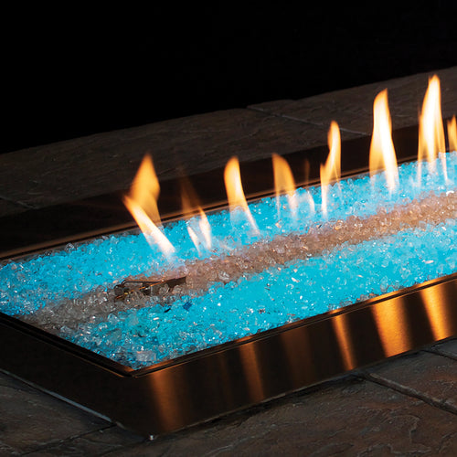 American Hearth Carol Rose Outdoor Linear Gas Fire Pit