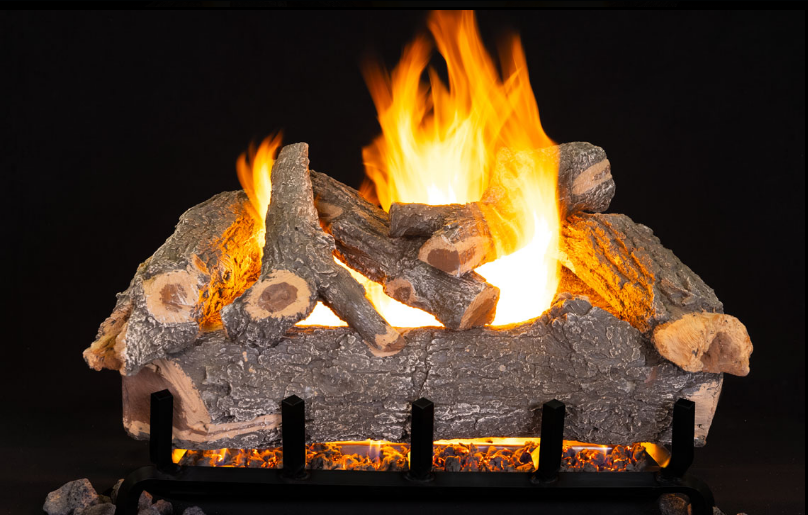 Superior 30" Smoky Weathered Oak Vented Gas Log Set