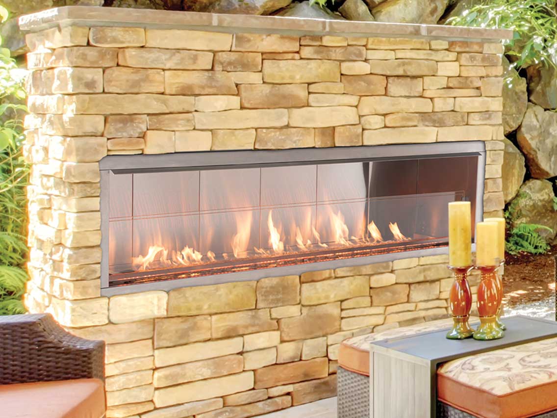 Superior VRE4600 Vent-Free Outdoor Gas Fireplace